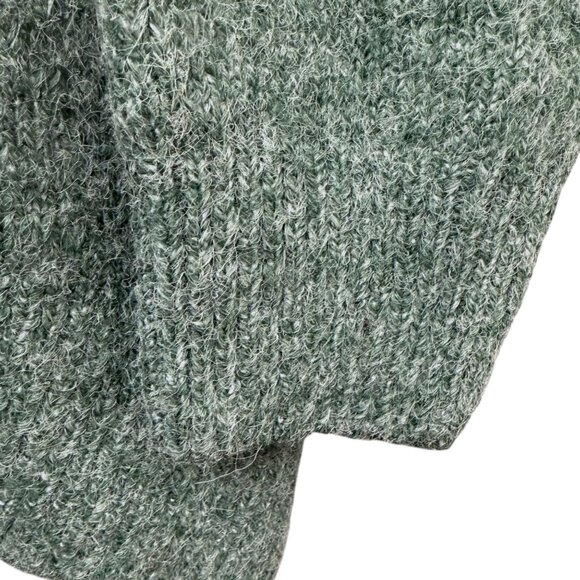 OLD NAVY Womens Sweater Plus Size 2X Heather Green Crew Neck Knit Pullover - Picture 8 of 9